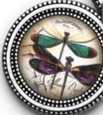 Dragonfly II Double Print Magnet Button Set