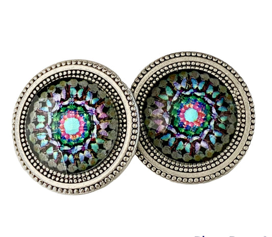 Multi Mandala Magnet Button Set