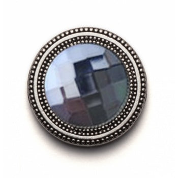 Periwinkle Crystals Magnet Button Set