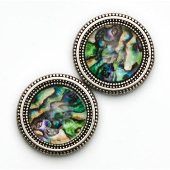 Abalone Print Magnet Button Set