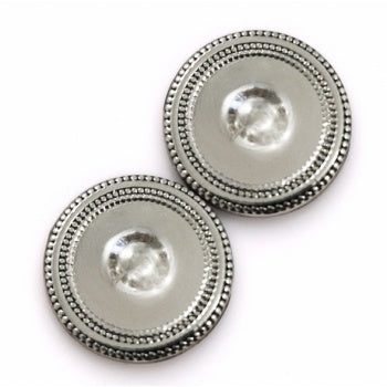 Antique Silver SHINY Magnet Button Set