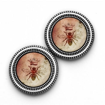 Queen BEE Image Magnet Button Set